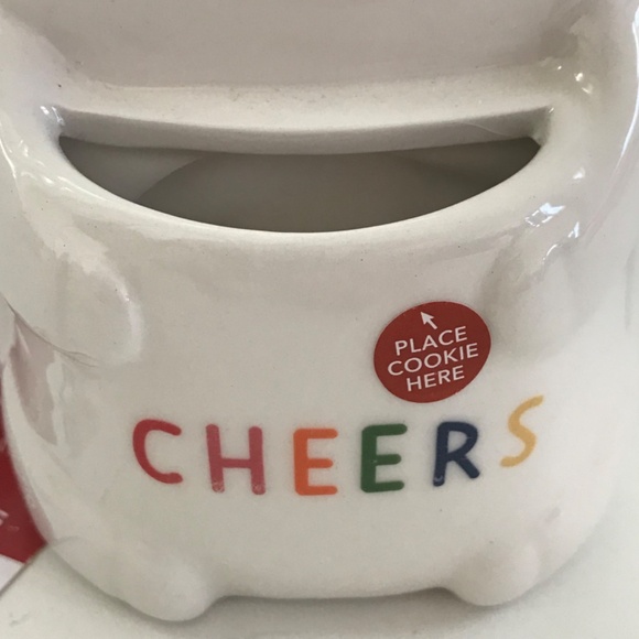 Reindeer Ceramic Mug Cookie Pocket Mug 14oz. Christmas Mug New With Tags - Picture 3 of 10